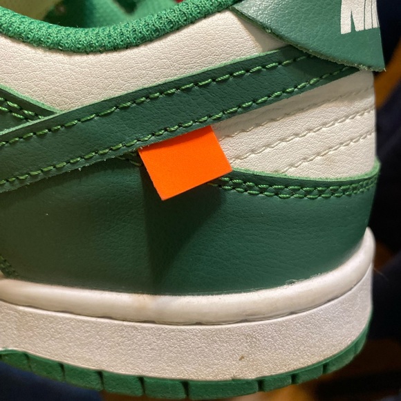 Nike Oregon University Off-White X Dunk Low Pine Green size 10-US - Picture 9 of 10